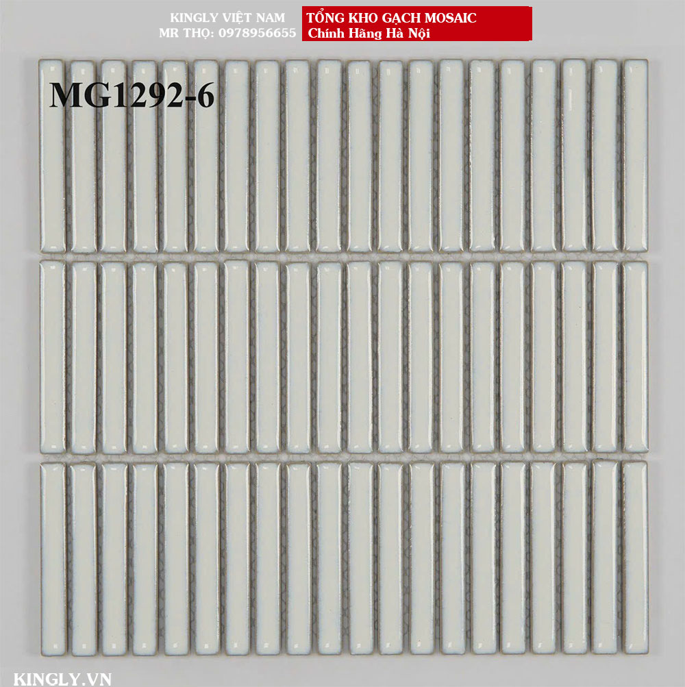 Gạch Mosaic thẻ đũa 3 hàng MG1292-6